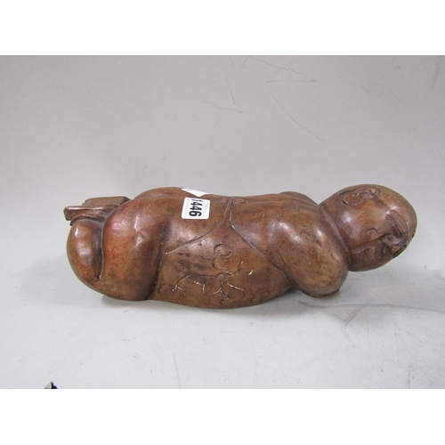 1446 - ORIENTAL WOODEN FIGURE