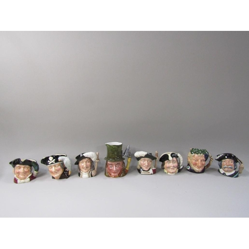 1799 - EIGHT ROYAL DOULTON SMALL CHARACTER JUGS