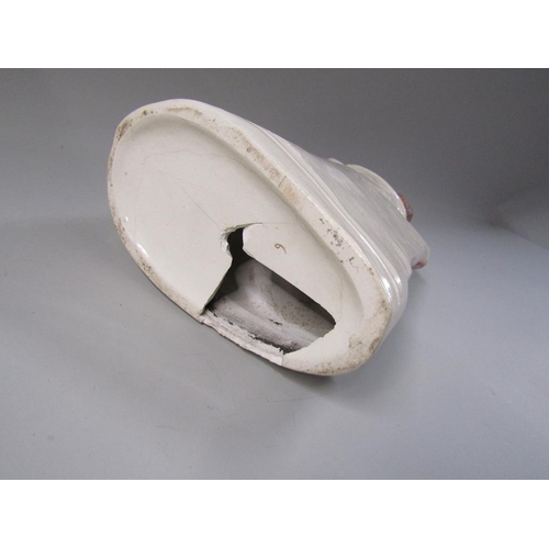 1807 - VICTORIAN LARGE FIGURE OF SHAKSPEARE, A/F