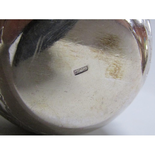 1599 - EGYPTIAN SILVER FAVA BEAN POT 4.7ozt