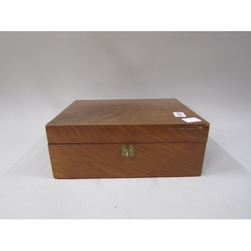 1321 - VICTORIAN NEEDLEWORK BOX AND CONTENTS