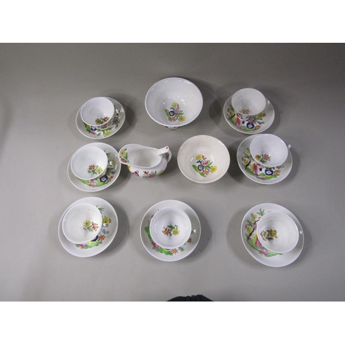 1833 - COLLECTION OF HILDITCH & SONS CHINOISERIE TEA WARE, SLIGHT A/F