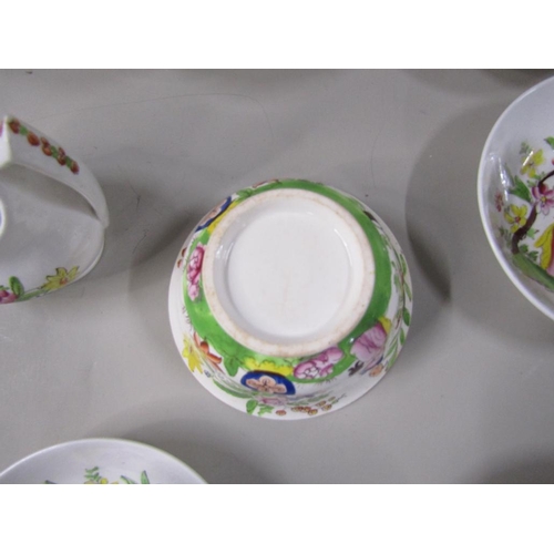 1833 - COLLECTION OF HILDITCH & SONS CHINOISERIE TEA WARE, SLIGHT A/F