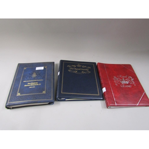1772 - THREE ALBUMS OF ROYAL COMMEMORATIVE STAMPS