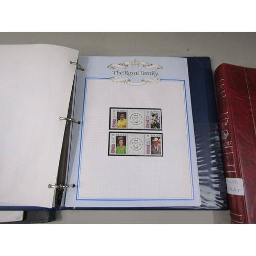 1772 - THREE ALBUMS OF ROYAL COMMEMORATIVE STAMPS