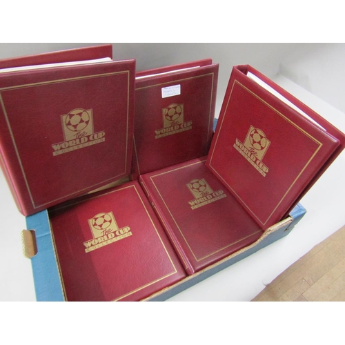 1778 - FIVE ALBUMS OF MASTER FILES WORLD CUP ITALIA '90 STAMPS AND FIRST DAY COVERS