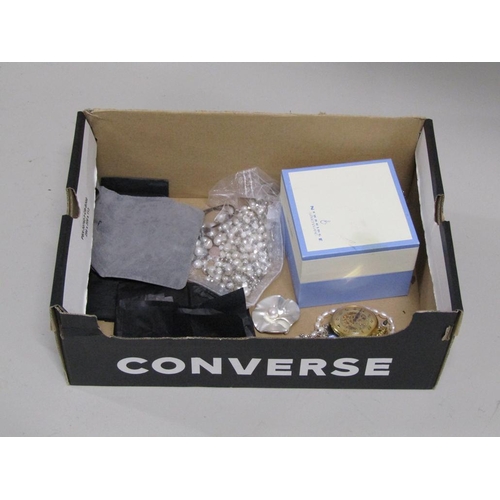 1695 - MIXED COSTUME JEWELLERY, POCKET WATCHES ETC