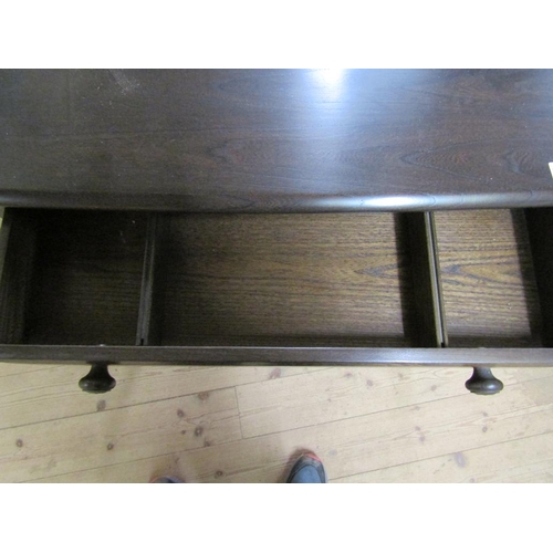 1911 - ERCOL SIDE TABLE 80cms W