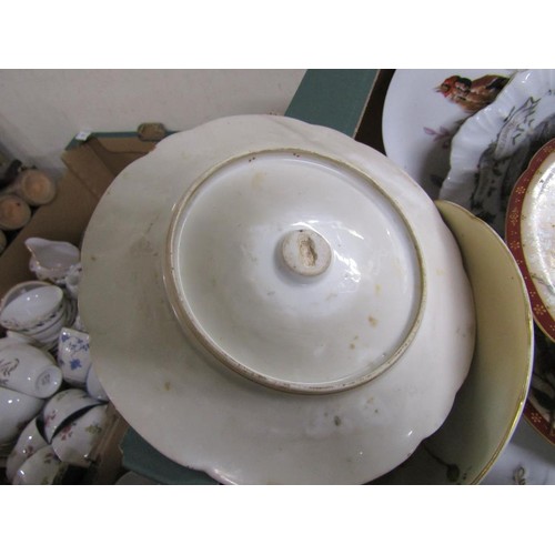 347 - TWO BOXES OF MIXED CHINA TO INCL B&W