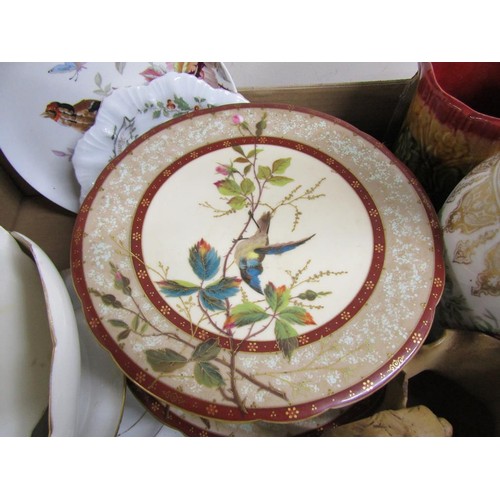 347 - TWO BOXES OF MIXED CHINA TO INCL B&W