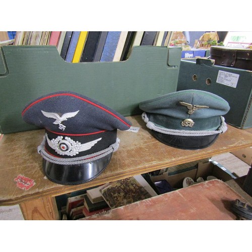 478 - BOX OF GERMAN MILITARY HATS