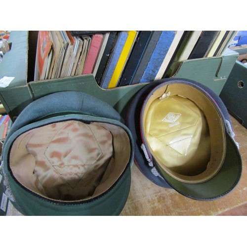 478 - BOX OF GERMAN MILITARY HATS