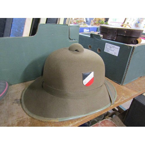 478 - BOX OF GERMAN MILITARY HATS