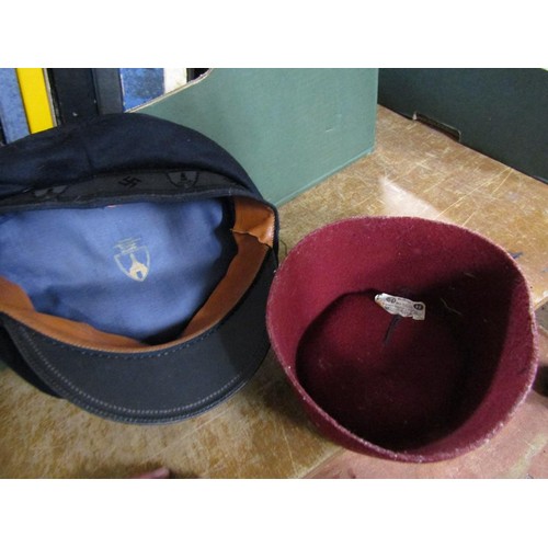 478 - BOX OF GERMAN MILITARY HATS