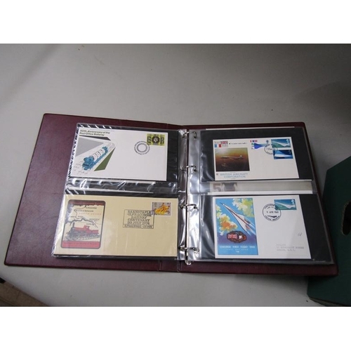 1770 - FIVE ALBUMS OF STAMPS, FIRST DAY COVERS RELATING TO TRAINS, LOCOMOTIVES ETC