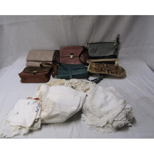 66 - COLLECTION OF HANDBAGS ETC