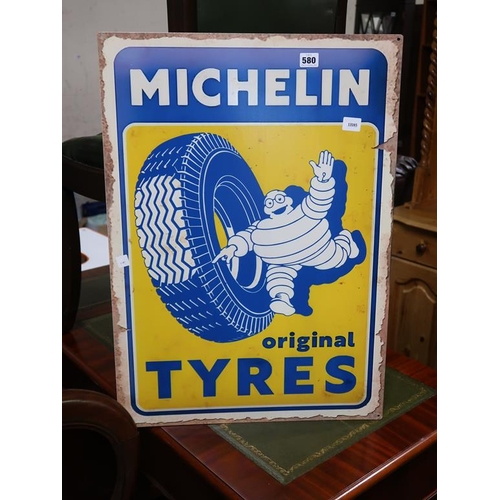 580 - REPLICA TIN MICHELIN TYRE SIGN