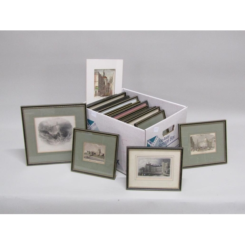 1242 - COLLECTION OF B&W AND COLOURED PRINTS