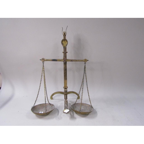 1387 - PAIR OF BRASS BALANCE