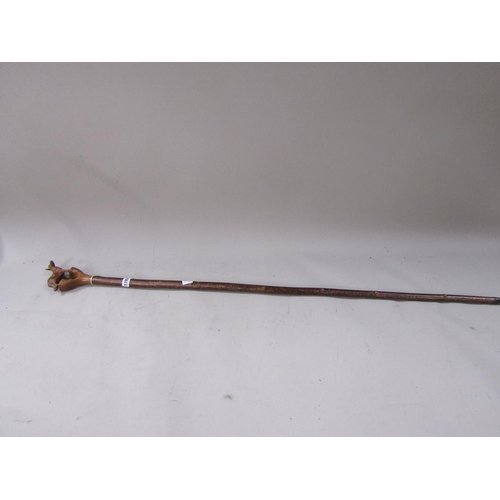 1392 - STANDING GERMAN SHEPHERD MOUND WALKING STICK