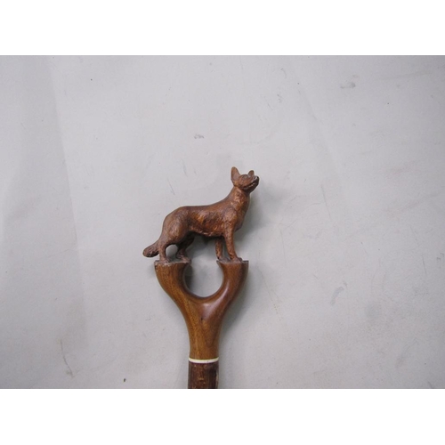 1392 - STANDING GERMAN SHEPHERD MOUND WALKING STICK