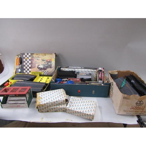 THREE BOXES OF SCALEXTRIC