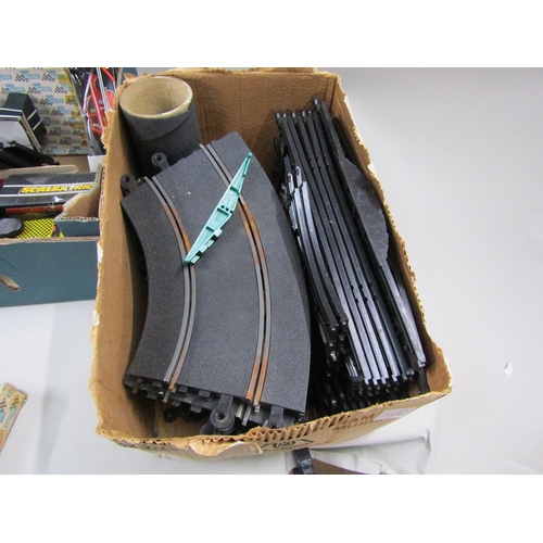 THREE BOXES OF SCALEXTRIC
