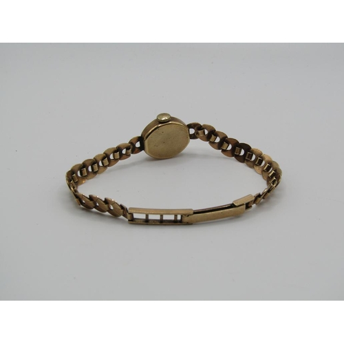1450 - 9ct GOLD LADIES RENOWN WATCH 12g TOTAL APPX
