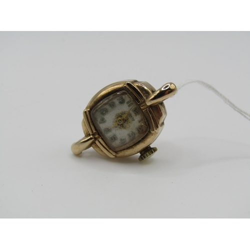 1451 - 9ct GOLD LADIES WATCH