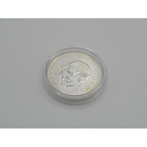 1457 - BRITANNIA 2023 1 OUNCE 999 FINE SILVER COIN