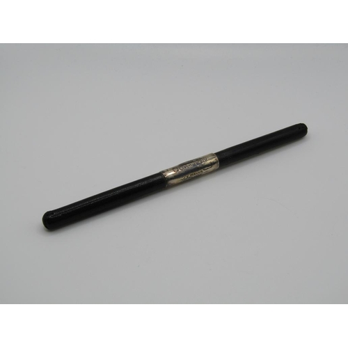 1460 - SILVER MOUNTED CONDUCTOR'S BATON IN SWAIN BRIGG OF LONDON FITTED BOX