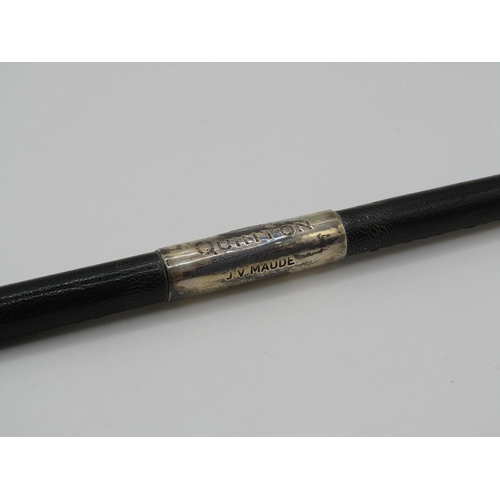 1460 - SILVER MOUNTED CONDUCTOR'S BATON IN SWAIN BRIGG OF LONDON FITTED BOX