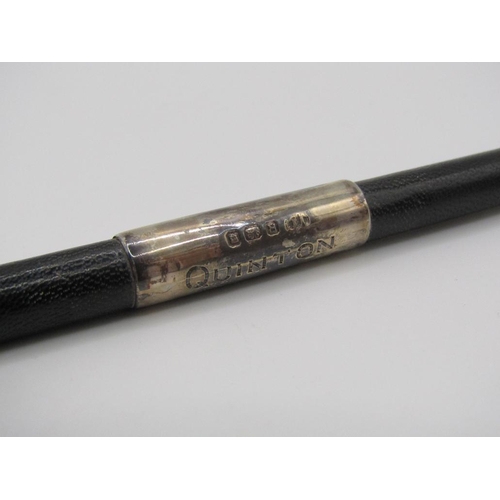 1460 - SILVER MOUNTED CONDUCTOR'S BATON IN SWAIN BRIGG OF LONDON FITTED BOX