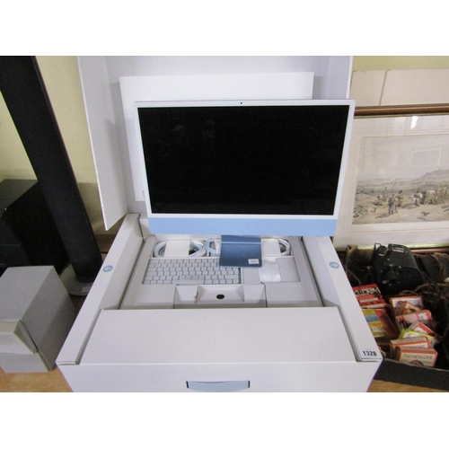 1328 - IMAC COMPUTER WITH KEYBOARD ETC