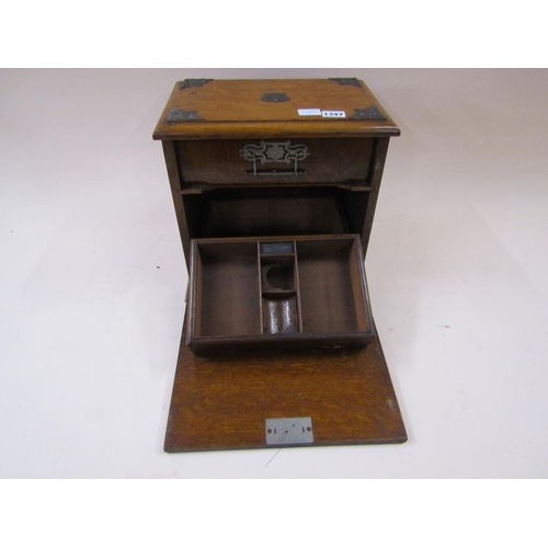 1347 - LATE 19C/EARLY 20C FALL FRONT WRITING BOX