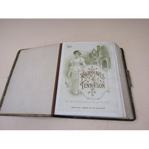 1348 - HEROINES OF TENNYSON PHOTO ALBUM BY MARCUS WARD & CO LTD