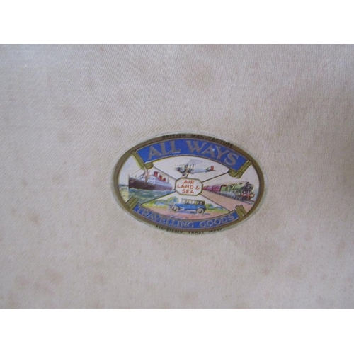 1369 - LEATHER SUITCASE