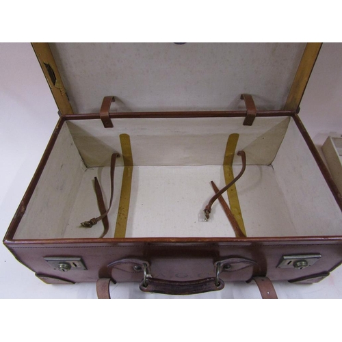 1369 - LEATHER SUITCASE