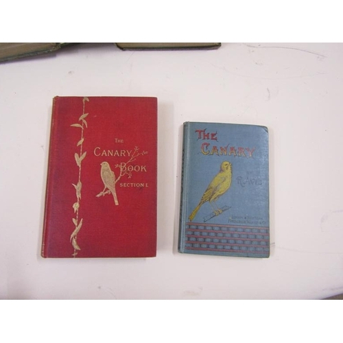 1334 - SIX BOOKS TO INCL THE CANARY BOOK, BRITISH BIRDS BY YARRELL ETC