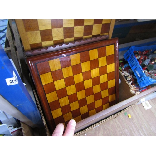 243 - QTY OF CHESS BOARDS AND PIECES