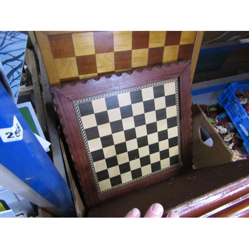 243 - QTY OF CHESS BOARDS AND PIECES