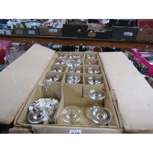 249 - BOX OF CHAMPAGNE COUPES