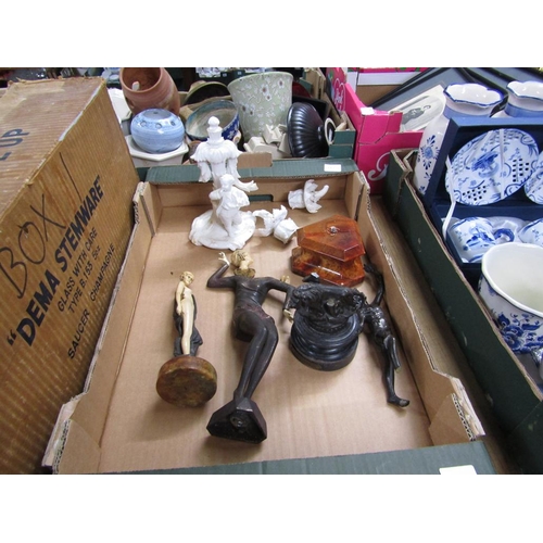 250 - BOX OF FIGURINES