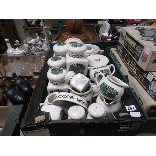 287 - BOX OF TAUNTON VALE CHINA