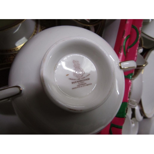 300 - TWO BOXES OF ROYAL DOULTON BUCKINGHAM DINNER WARES