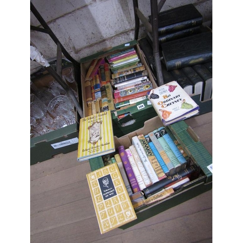 308 - TWO BOXES OF MIXED BOOKS