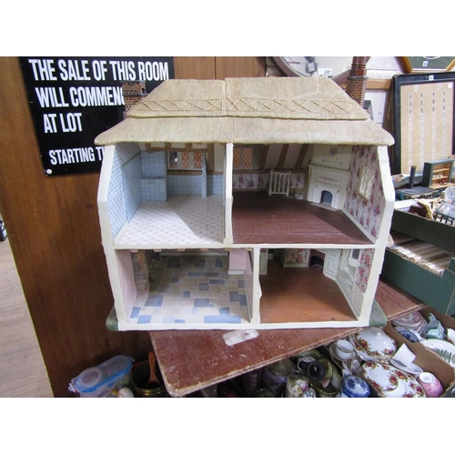 319 - FRANKLIN MINT ROSE COTTAGE AND FURNITURE