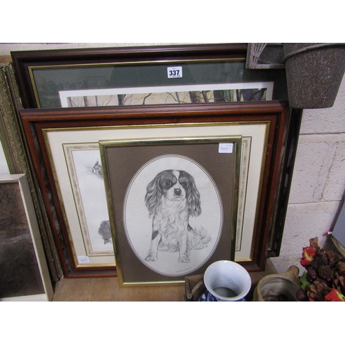 337 - COLLECTION OF MISC. PICTURES AND PRINTS