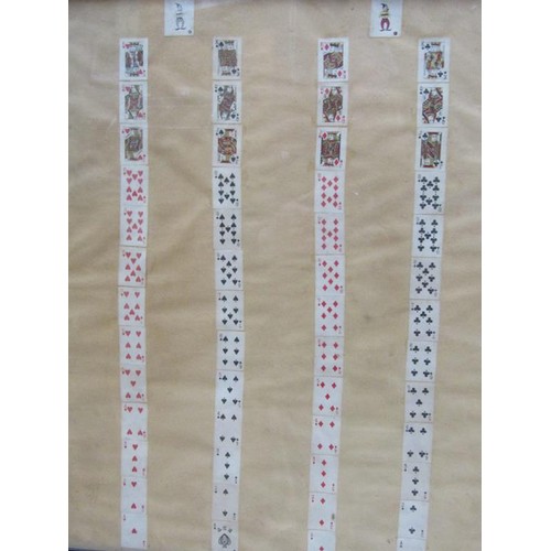 323 - F/G DISPLAY OF MINIATURE PLAYING CARDS