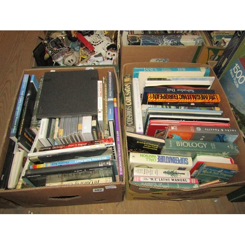 TWO BOXES OF MIXED BOOKS